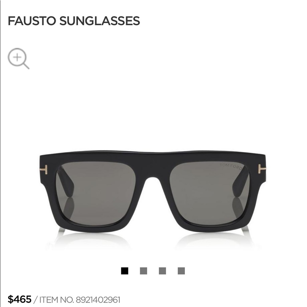 Tom Ford - Fausto black sunglasses. Unisex.